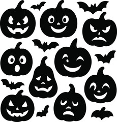 halloween seamless pattern