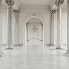 Fototapeta premium Grand Marble Hall Arches