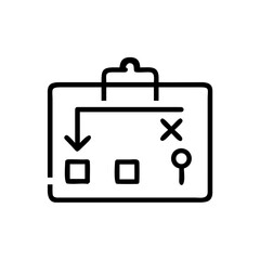 clipboard icon isolated on white