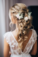 Portrait of a beautiful bride girl