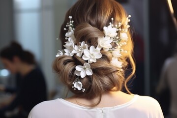 Portrait of a beautiful bride girl