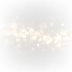 Shining gold background with bokeh flare. PNG © tanandaa