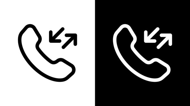 Call History With Icon Set Design