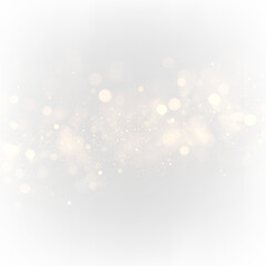 Obraz premium Shining gold background with bokeh flare. PNG
