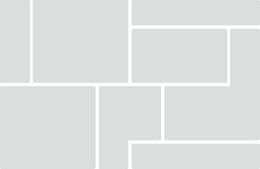 Abstract Geometric Grid Layout with Rounded Corners and Light Gray Panels Keywords: grid, layout, template, design, background, geometric, pattern