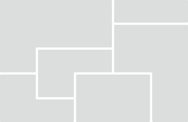 Asymmetrical Grid Layout With Rounded Corners And Light Gray Panels template background