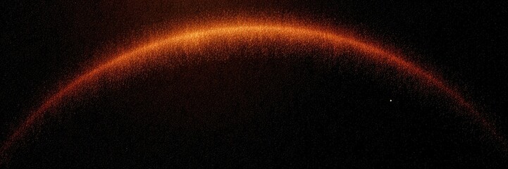 Abstract cosmic glow arch for dramatic presentation backgrounds, digital art, or science themes