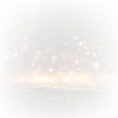 Magical burst of gold dust and bokeh sparkles with glamorous motion perfect for PNG party designs, Christmas celebrations, or luxury stardust effects.
