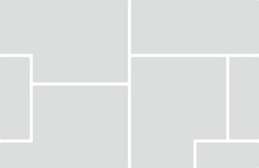 Light Gray Geometric Grid Layout with Rounded Rectangular Divisions template background