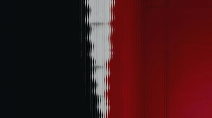 Vibrant abstract design with bold black, white, and red colors