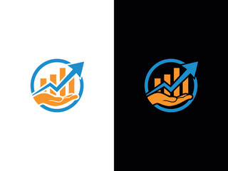 Business Growth Chart Icon Set