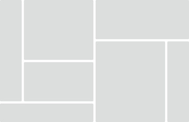 Vertical grid layout of rounded rectangles in light gray with white borders template background