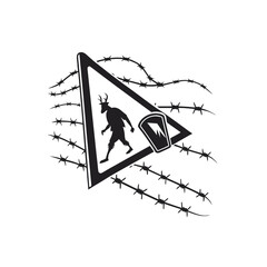  Anti-Personnel Land Mine Silhouette Icon