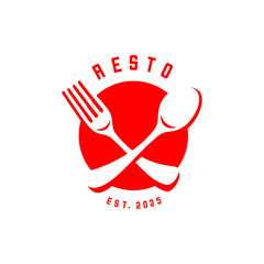 crossed spoon and fork, cafe and restaurant design