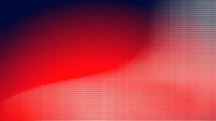 Vibrant red and blue gradient background with pixelated texture