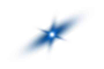 Abstract representation of a luminous object or event in deep space on Transport background 