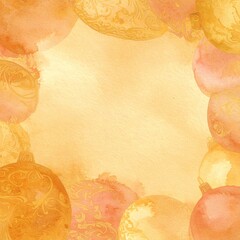 beautiful border frame of beautiful colorful Christmas baubles 