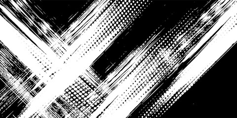 Grunge Brush strokes Background. Black Brush strokes isolated on white background. Grunge texture Background. Abstract Black and white grunge texture.