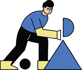 Minimal form exploration using industrial geometry