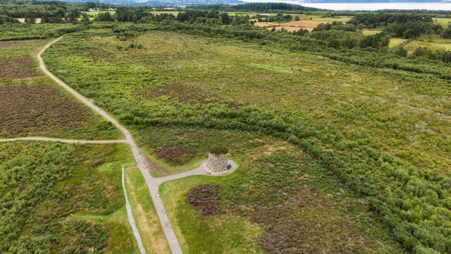 Jacobite Memorial Cairn, Culloden Moor, Culloden Battlefield, Scotland