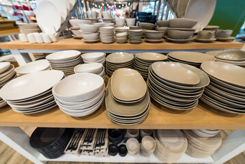 pottery of natural colors and minimalistic design