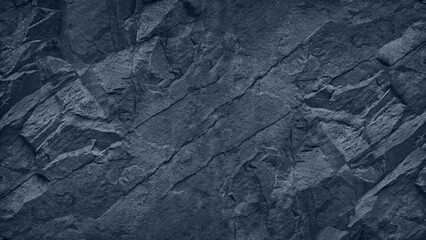 Black dark gray greyish blue stone rock background. Granite mountain surface. Empty blank space template design. Business industrial grunge construction building mining. Solid hard strength durability