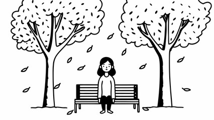 Stylized abstract vector illustration with overlapping circles and flowing organic shapes, modern graphic