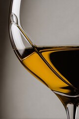 close up glass of whisky glass