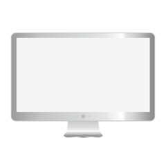Modern computer vector design template