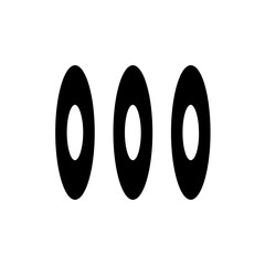 abstract 3d rendered illustration of a chrome metal