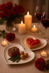 Perfect romantic dinner setup for Valentine&rsquo;s Day celebrations at home
