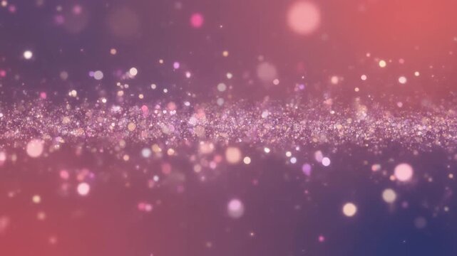 Fantasy gorgeous pink light particles floating　幻想的で華やかなピンクの光のパーティクル　フルHD　動画