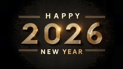 Motion graphic for 2026 New Year celebration