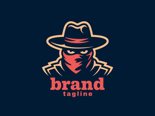 Bandit Cowboy Brand Logo Design