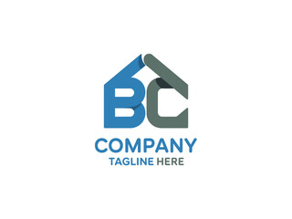 Modern BC Company Logo Design