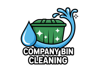 Company Bin Cleaning Service Logo Design