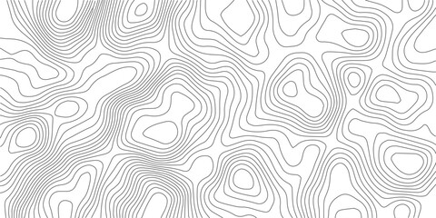 Abstract Topographic background. Geographic line map. Wavy pattern design. Paper texture imitation of a geographical map shades. Vector illustration.	