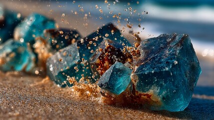 Azure beach gems