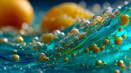 Bubbles of water