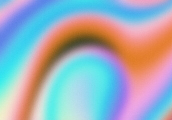 Bright grainy gradient abstract background, color blending effect, aesthetic texture