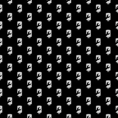 Water heater repair seamless pattern isolated on black background