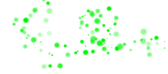 Green bokeh PNG. Soft blurred green bokeh light glow on transparent background. 