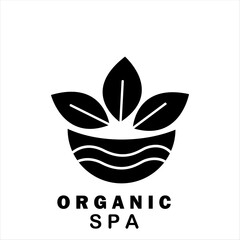 Minimal, soothing spa logo representing relaxation, beauty, and wellness. Ideal for massage centers, wellness studios, beauty salons, and premium spa brands.