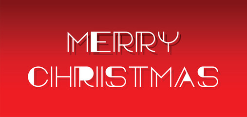 Merry Christmas Calligraphy Text vector.