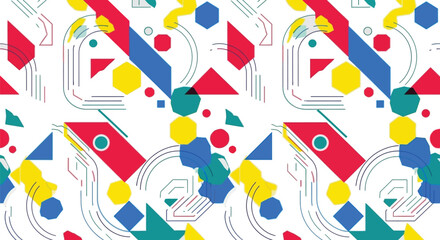 Adobe Illustrator Artwork abstract,colorful,geometric,shapes,patterns,vibrant,surreal,dynamic,modern art,digital art
