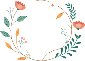 floral background with flowers