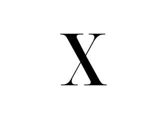 Roman numeral 10 - X symbol icon