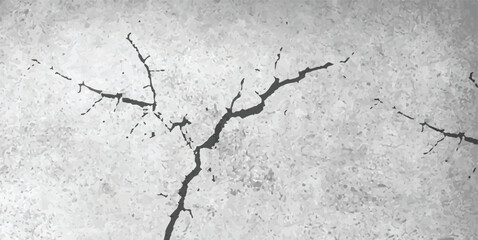 Old cracked concrete wall texture background