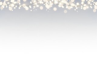 Festive sparkling lights on a gradient background for party decoration