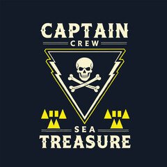Captain Adventure Treasure Pirate Skull